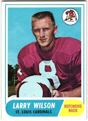 1968 Topps - Larry Wilson (HOF) #164 - EX - Image 1 of 2