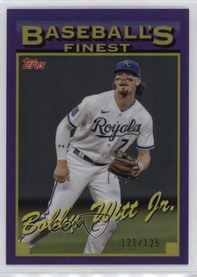 2024 Topps Finest What If…1993 Prototypes Purple Refractor /125 Bobby Witt Jr - Image 1 of 2