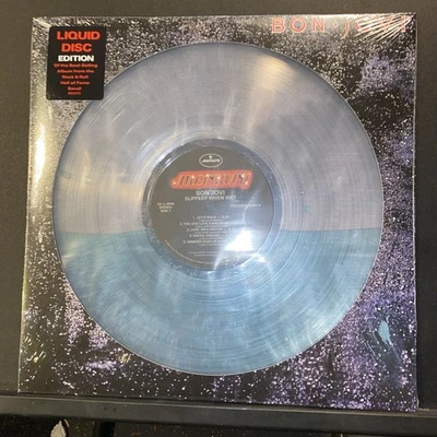 Bon Jovi Slippery When Wet WATER FILLED LP New & Sealed - Image 1 of 4