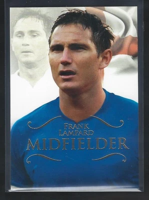 RARE 2011 FUTERA UNIQUE - FRANK LAMPARD - CHELSEA & ENGLAND MIDFIELD CARD - Image 1 of 2