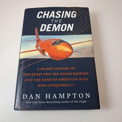 Chasing The Demon Dan Hampton Hardcover Aviation History Sound Barrier Book Foto 1 de 4