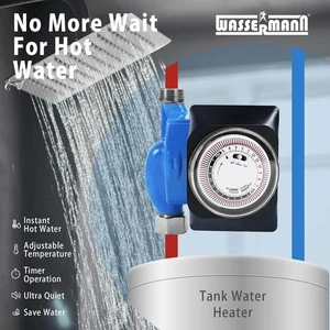 Wassermann Instant Hot Water Recirculating Pump Kit for Tank Water Heater - Picture 1 of 6