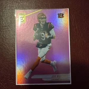 JOE BURROW 2024 Donruss Elite π PINK HOLO FOIL #54 CINCINNATI BENGALS π₯π₯ - Foto 1 di 2