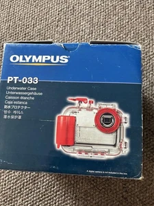 OLYMPUS PT-033 Underwater case, box, manual, warranty, etc. included, unused - Picture 1 of 3
