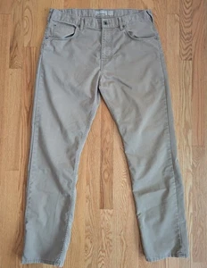 Patagonia Men's 35x32 Performance Twill Jeans Tan Brown Straight Iron Clad Pants - Picture 1 of 15