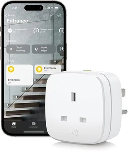 Eve Energy (Matter) - Smart Plug und Power Meter, App und Sprachsteuerung, - Bild 1 von 7