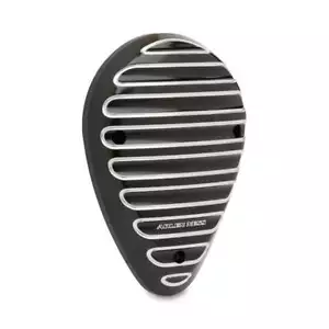 Arlen Ness Motorbike Finned Horn Cover Black For 18-20 Indian (Excl. Scouts) - Picture 1 of 1