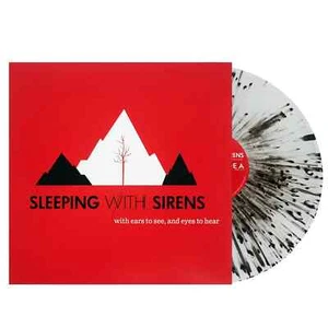 /750 Sleeping With Sirens WITH EARS TO SEE AND EYES TO HEAR LP Clear w/Splatter - Imagen 1 de 3