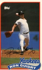 1989 Topps Baseball Talk/LJN #110 Ron Guidry 