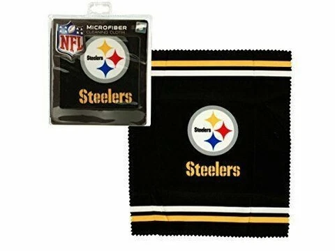 Microfiber Cleaning Cloth Pittsburgh Steelers NFL Sunglass Eye Glass Washable 7" Cover