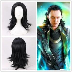 Avengers Endgame Loki Hair Synthetic Cosplay Party Wig Wigs - Picture 1 of 1