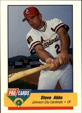 1994 Johnson City Cardinals Fleer/ProCards #3714 Steve Abbs 