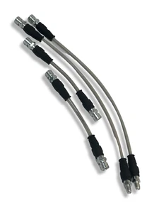 Porsche Brake Lines for 924/944 PMB DirectFit Stainless-Steel Porsche (1976-89) - Picture 1 of 8