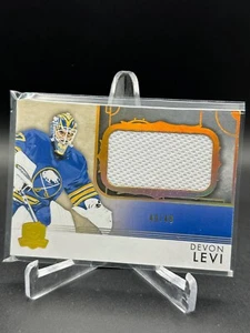 2023-24 Upper Deck The Cup - Devon Levi RC Rookie Rink Gallery Patch RGDL-V3 /49 - Picture 1 of 2