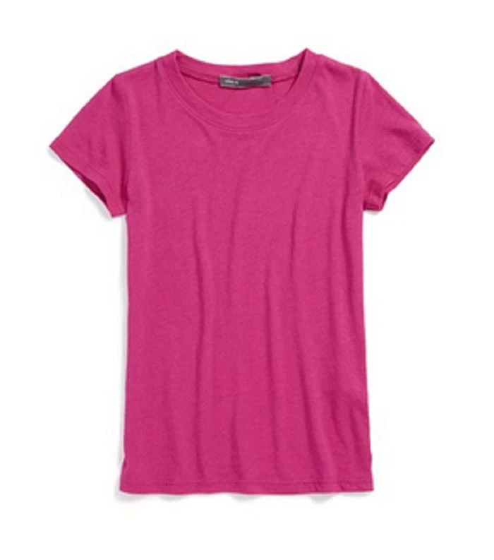 Vince Girls' Favorite Tee, Fuschia , Size 5, MSRP $34 - Image 1 of 1