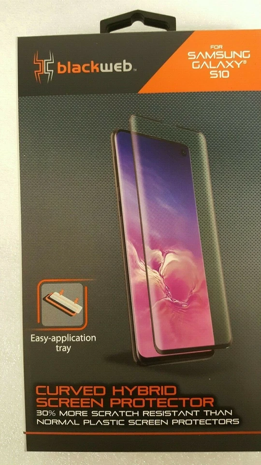 Protector de Pantalla Blackweb para Nuevo Samsung Galaxy S10 CLARO Foto 1 de 4