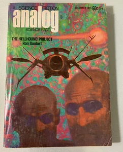 Science Fiction Analog Science Dec 73 Hellhound Project Ron Goulart Free Ship US - Imagen 1 de 6