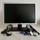 Dell SE198WFP Flat Panel Monitor Silver 19 Inch With Stand And Cables