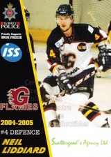 2004-05 UK British Elite Guildford Flames #3 Neil Liddiard