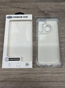 Clear Premium Quality Shock Proof Phone Case For Samsung Galaxy A21 - Picture 1 of 6