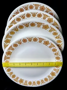 Corning Corelle Butterfly Gold Dinner Plates Set of 4 - Picture 1 of 6