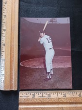 THURMAN MUNSON  COLOR PHOTO AUTOGRAPHED NEW YORK YANKEES BASEBALL