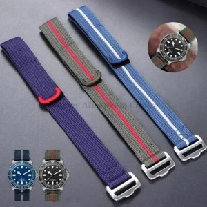 Compatibile con Seiko Tudor FXD 1958 20mm 22mm Cinturino Sport Militare Tela Nylon - Foto 1 di 20