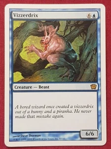 Magic The Gathering 9ª EDICIÓN VIZZERDRIX tarjeta azul Magic The Gathering - Imagen 1 de 2