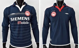2003-04 Umbro Olympiakos  Syndesmos Filathlon Peiraios Away Long Sleeve Shirt /S - Picture 1 of 12