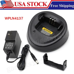 NEW WPLN4137 Rapid Charger for MOTOROLA CP150 CP200 CP200D PR400 CP200XLS Radios - Picture 1 of 7