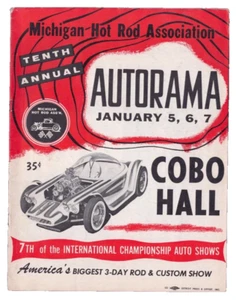 1962 Detroit MI Autorama Show Program Cobo Hall Hot Rod Duel Weirdos Ed Roth - Picture 1 of 13