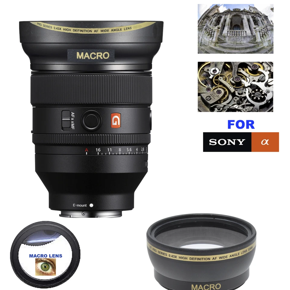 72mm ULTRA WIDE ANGLE MACRO HD 16K LENS FOR  Sony FE 50mm f/1.2 GM Lens - Image 1 of 4