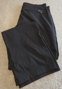 Pantalones Eddie Bauer Para Hombre 36x34 Negro Travex Nylon Elástico Caminata Guía Gorpcore - Imagen 1 de 15