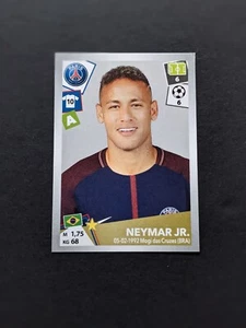 2017-18 Panini Foot Stickers #384 Neymar Jr PSG - Picture 1 of 2