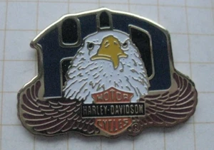 HD HARLEY DAVIDSON MOTORCYCLES / EAGLE ............. Motorrad Pin (218k) - Picture 1 of 1