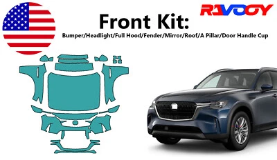For Mazda CX-90 Turbo 2024-2025 Front Paint Protection Film PreCut Kit PPF  - Image 1 of 4