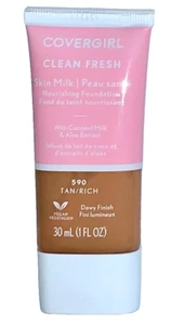 CoverGirl Clean Fresh Skin Milk Nourishing Foundation - #590-TAN/RICH, 1 fl. oz - Picture 1 of 1