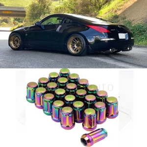 SET OF 20 KEY 12X1.5 NEO CHROME SPLINE Wheel Rim Tuner Lock Lug Nut Bolt AP5655 - Picture 1 of 3