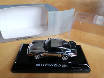 Porsche 911 1991 minichamps chrome 1/43 edition limitée PORSCHE 2000 ex - Photo 1/3