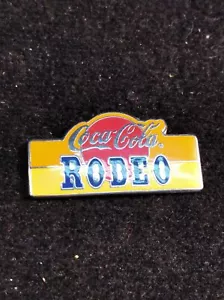 PIN COCA COLA RODEO YELLOW - Picture 1 of 1