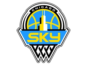#0082 Chicago Sky Logo Ventilador de Baloncesto Adhesivo Impermeable Vinilo Calcomanía Troquelado Coche - Imagen 1 de 1