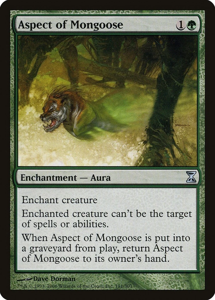 1 x Aspect of Mongoose - Time Spiral - LP - MTG - EOF - Image 1 of 1