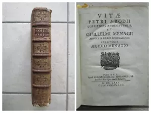 Gilles MENAGE : Vie de Pierre AYRAULT et Guillaume MENAGE, 1675. Généalogie - Picture 1 of 22