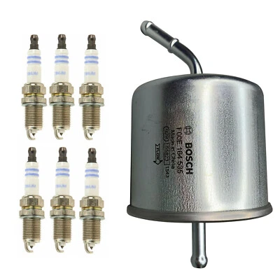 77092WS 6719 Bosch Fuel Filter Spark Plug Set For 1996 Mazda MX-6 M Edition 2.5L - Image 1 of 2