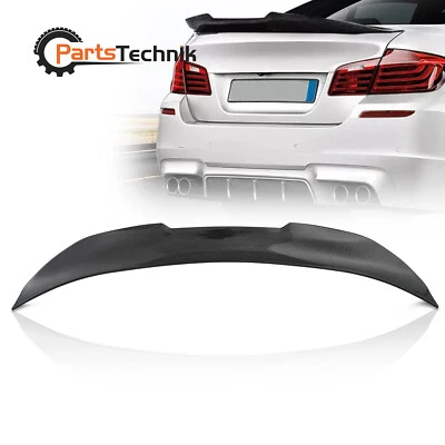 For 2011-2016 BMW 5Series F10 Rear Trunk Spoiler Wing Carbon Fiber PSM Style Foto 1 de 4