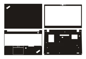 Carbon fiber Laptop Sticker Skin Decals Cover for Lenovo ThinkPad P15s 15.6" - Picture 1 of 37