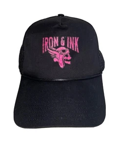 Black Hat logo Iron & Ink & Skull - Picture 1 of 6
