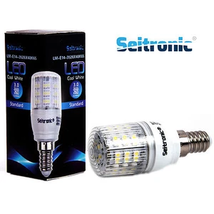 E14 LED Lampe Birne Leuchtmittel mit 3 Watt, 260LM und 48LEDs - Kalt weiß 6500K - Picture 1 of 10