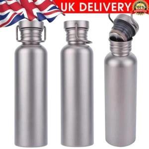 750ml Titanium Water Bottle with Lid Ultralight Sports Kettle for Outdoor Picnic - Picture 1 of 12