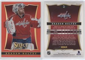 2013-14 Panini Select Black Friday Red Prizm /35 Braden Holtby #47